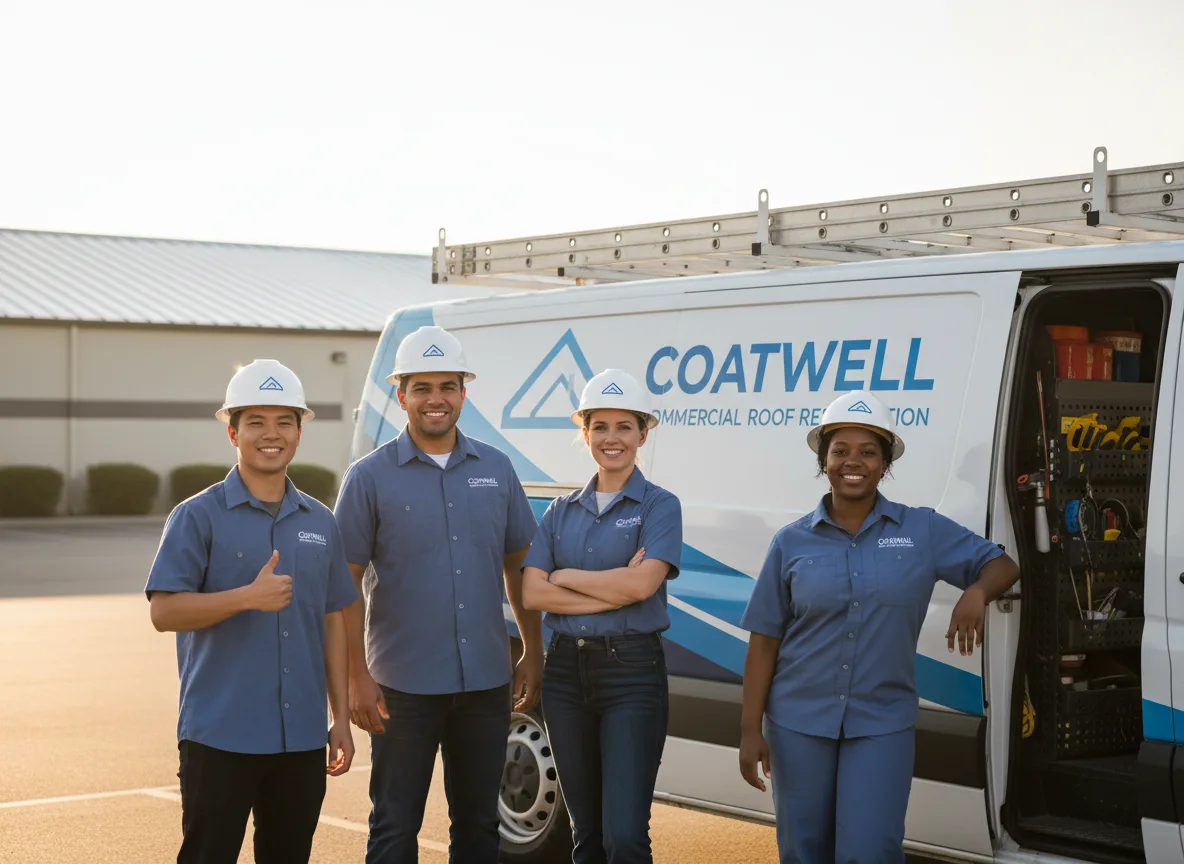 Commercial roof coating company in Radom, IL